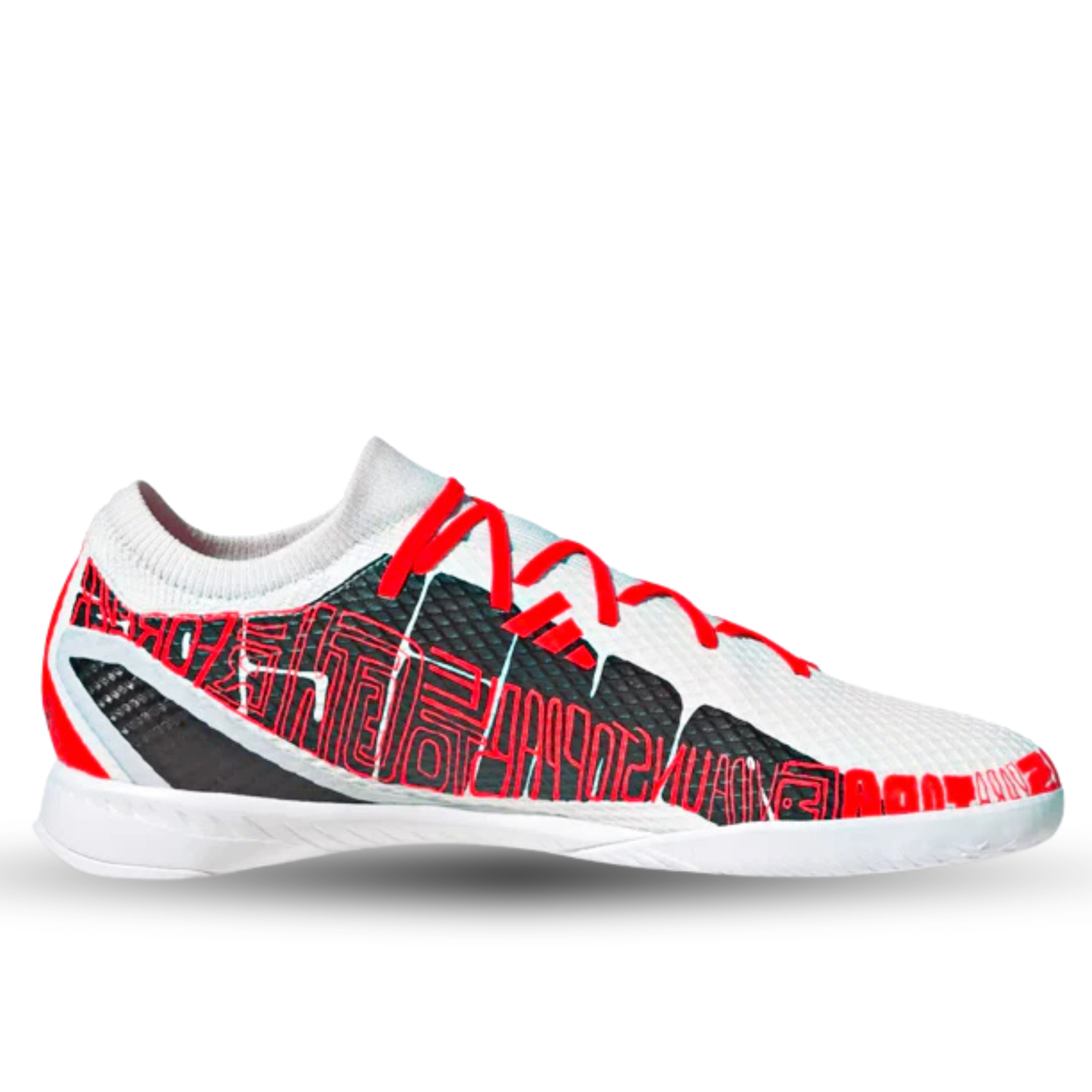 adidas X Speedportal Messi.3 Indoor Soccer Shoes (White/Solar Red)
