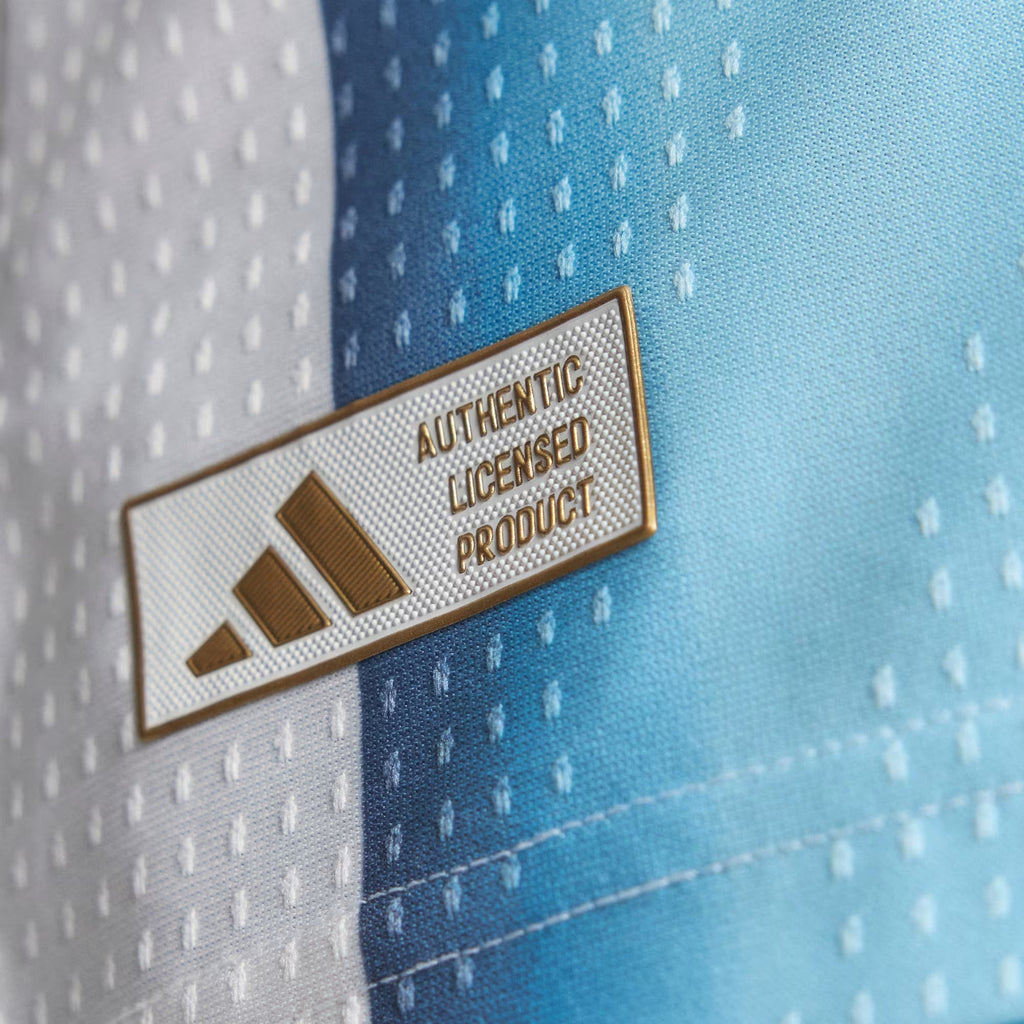 adidas Men's Lionel Messi Argentina Match Authentic Player 2026 Home Jersey (White/Icy Blue)