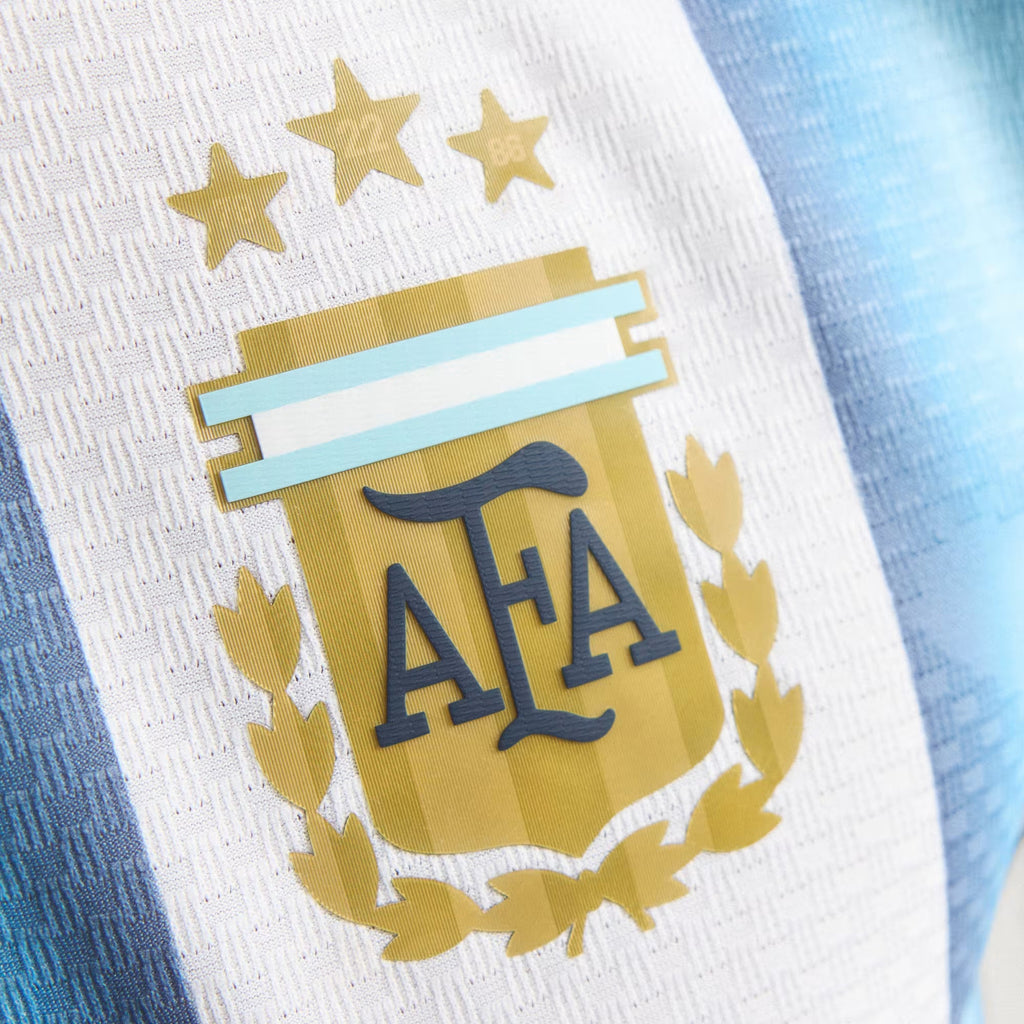 adidas Men's Lionel Messi Argentina Match Authentic Player 2026 Home Jersey (White/Icy Blue)