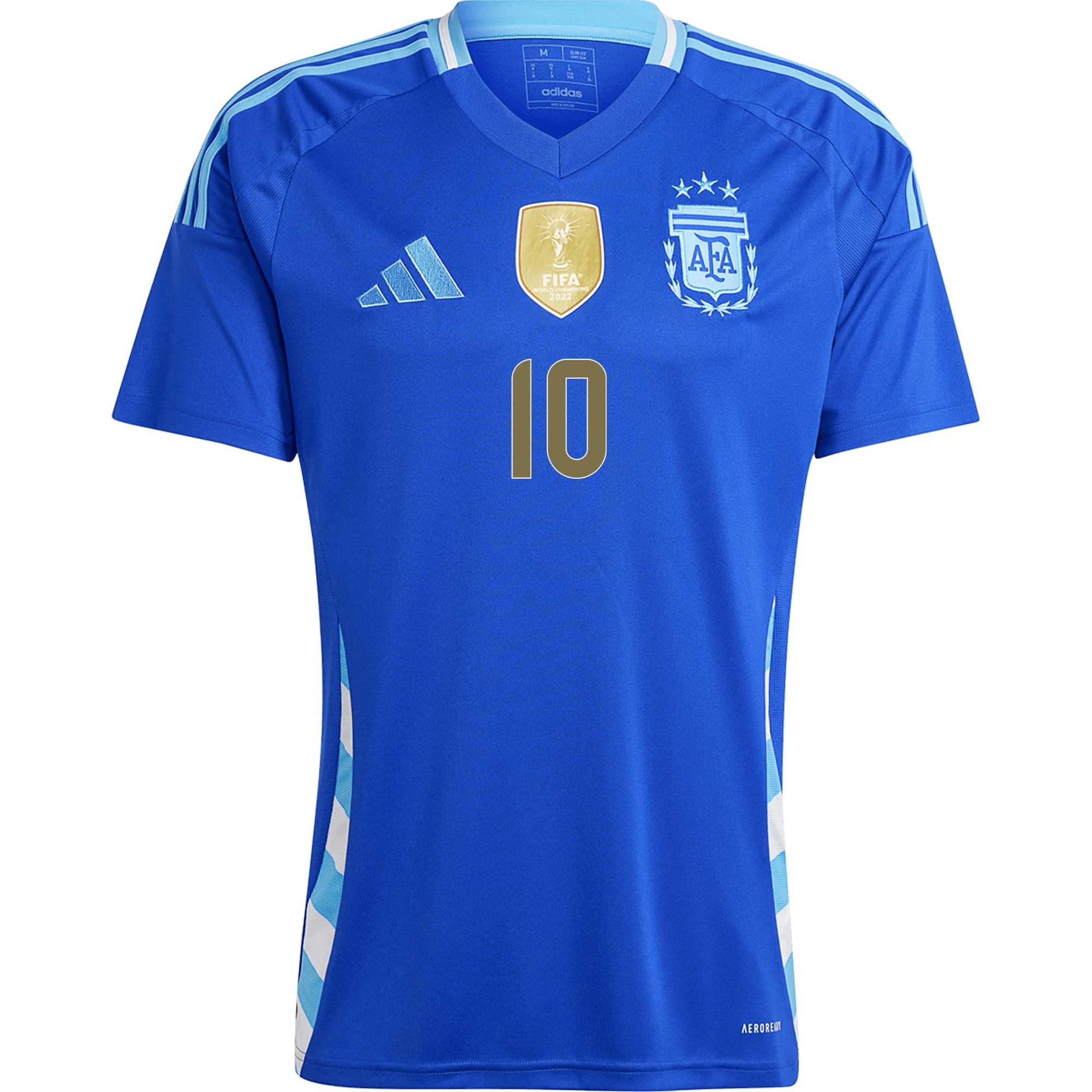 adidas Argentina Lionel Messi Away Jersey 24/25 (Lucid Blue/Blue Burst) | SoccerWearhouse
