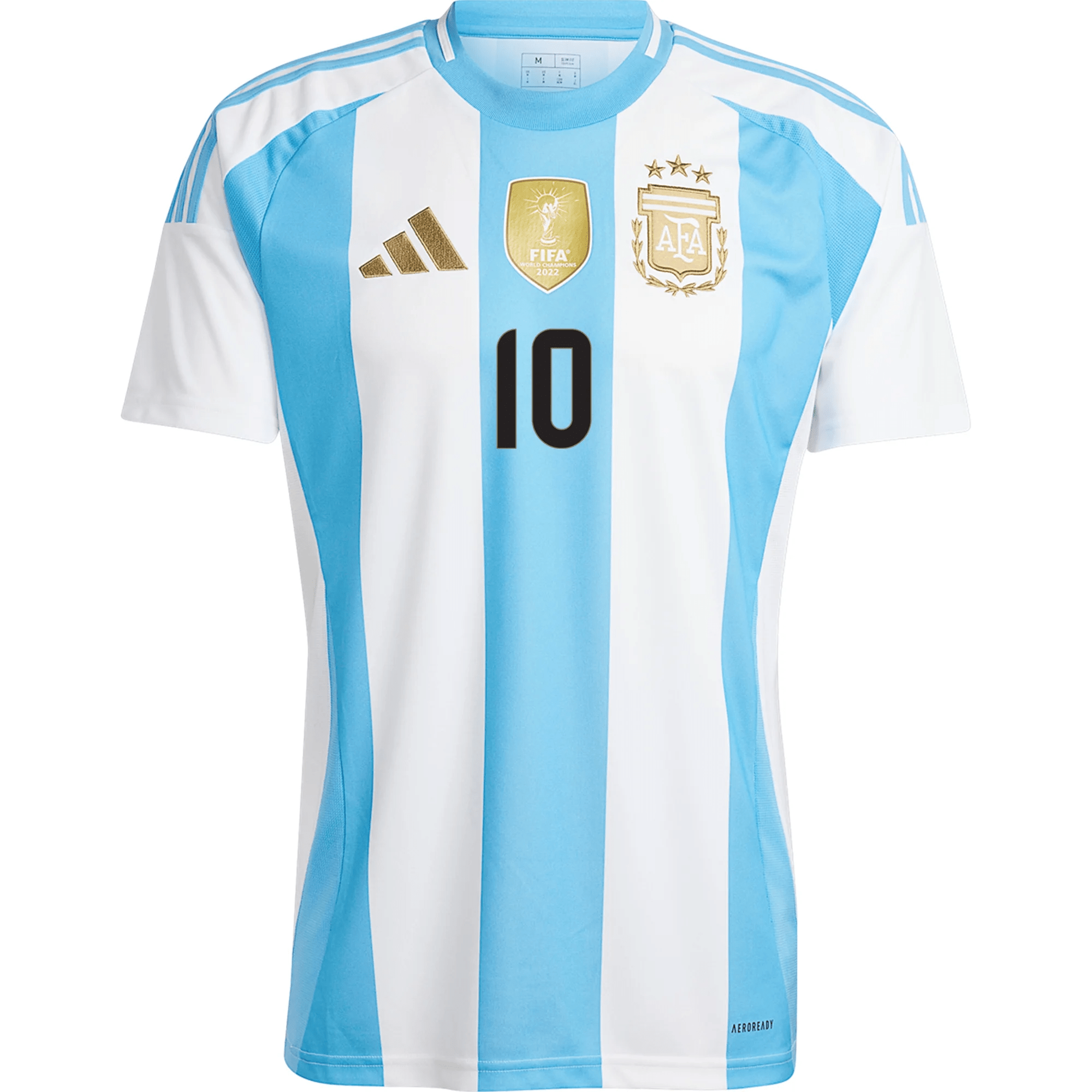 adidas Argentina Lionel Messi Home Jersey 24/25 (White/Blue Burst) | SoccerWearhouse