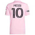 adidas Authentic Inter Miami Lionel Messi Home Jersey 22/23 w/ Leagues Cup Final + Match Details (True Pink/Black) | SoccerWearhouse
