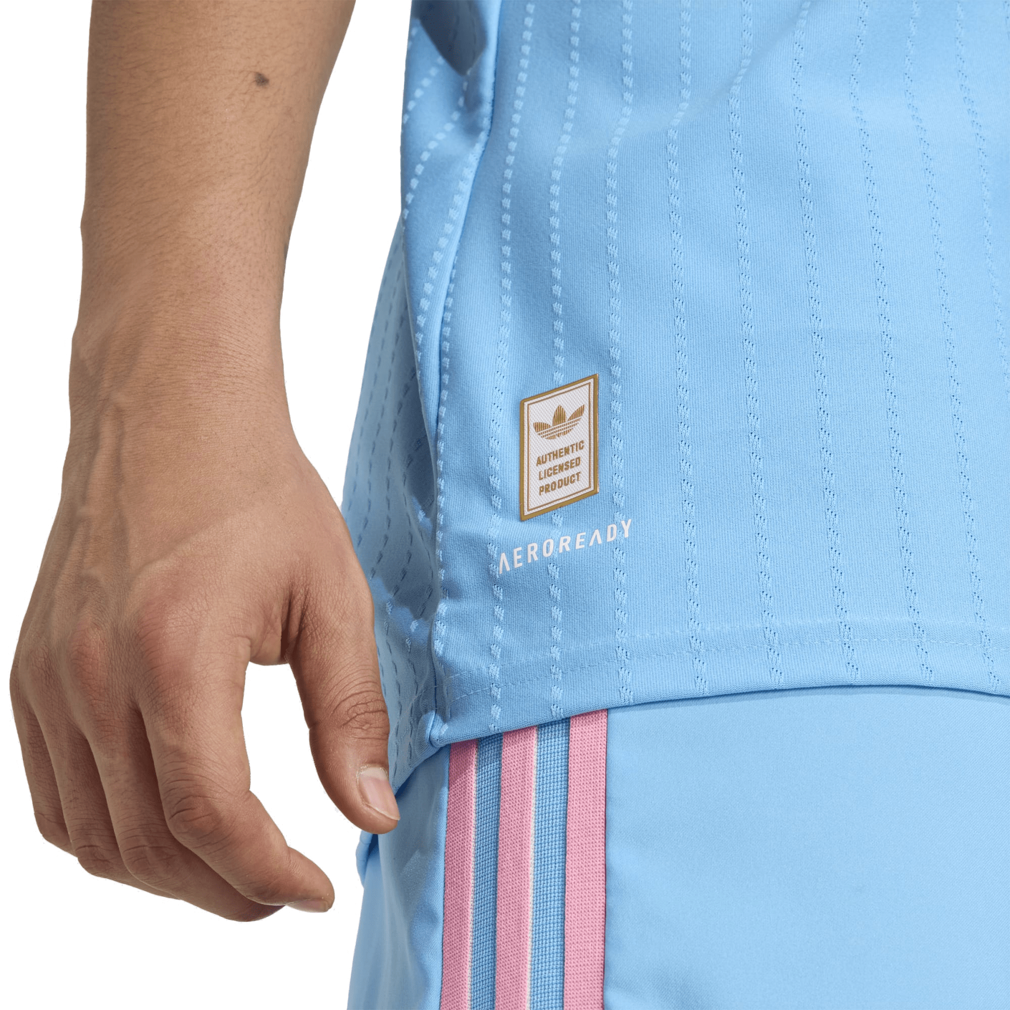adidas Falcon Inter Miami Authentic Third Jersey 25/26 (Blue/Pink) | SoccerWearhouse