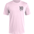 adidas Fresh Messi T-Shirt (True Pink) | SoccerWearhouse