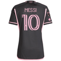 adidas Inter Miami Authentic Lionel Messi Royal Caribbean Away Jersey w/ MLS + Apple TV Patches 23/24 (Black/Bliss Pink) | SoccerWearhouse