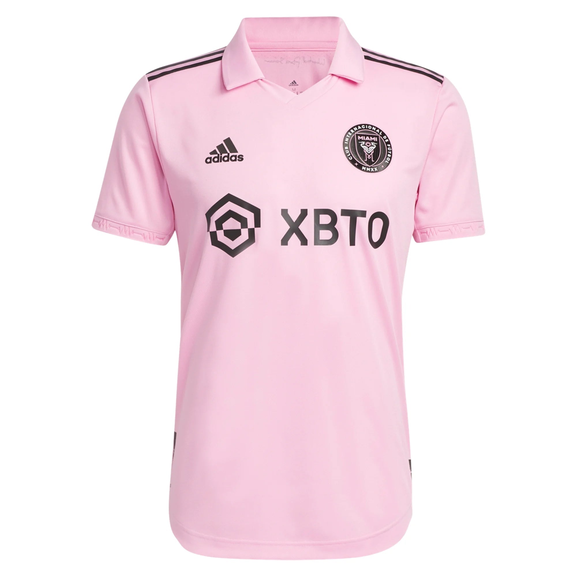 adidas Inter Miami Lionel Messi Authentic Home Jersey 22/23 (True Pink/Black) | SoccerWearhouse