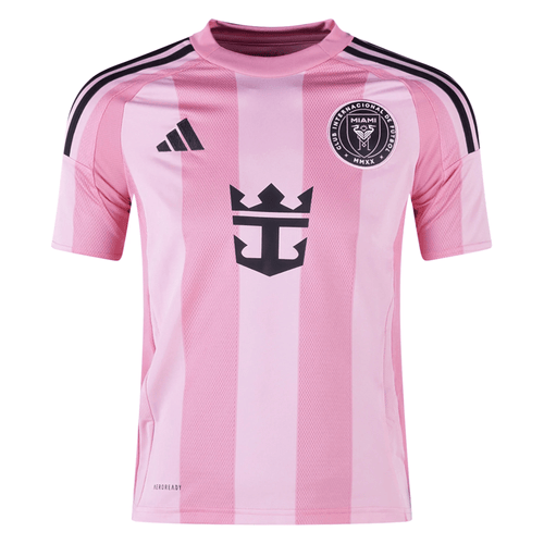 adidas Lionel Messi Youth Inter Miami Home Jersey 25/26 (Pink) | SoccerWearhouse