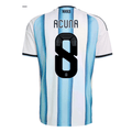 adidas Men's Acuna Argentina 2026 Home World Cup Jersey (White/Icey Light Blue) | SoccerWearhouse