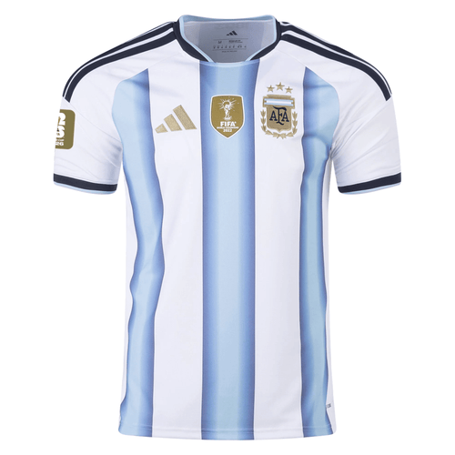 adidas Men's Argentina 2026 Home World Cup 2026 Jersey w/ FIFA World Cup 26™ Patch (White/Icey Light Blue) | SoccerWearhouse