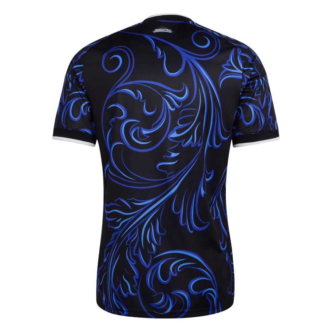adidas Men's Argentina Away Stadium Jersey 2026 (Black/Blue) | SoccerWearhouse