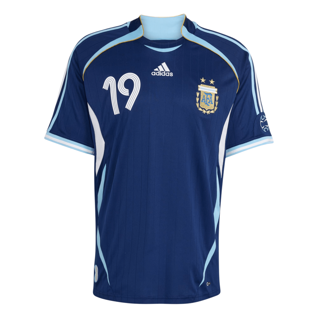 adidas Men's Argentina Lionel Messi 2006 Away Jersey (Dark Blue) | SoccerWearhouse