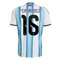 adidas Men's Fernandez Argentina 2026 Home World Cup Jersey (White/Icey Light Blue) | SoccerWearhouse