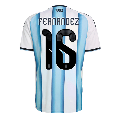 adidas Men's Fernandez Argentina 2026 Home World Cup Jersey (White/Icey Light Blue) | SoccerWearhouse