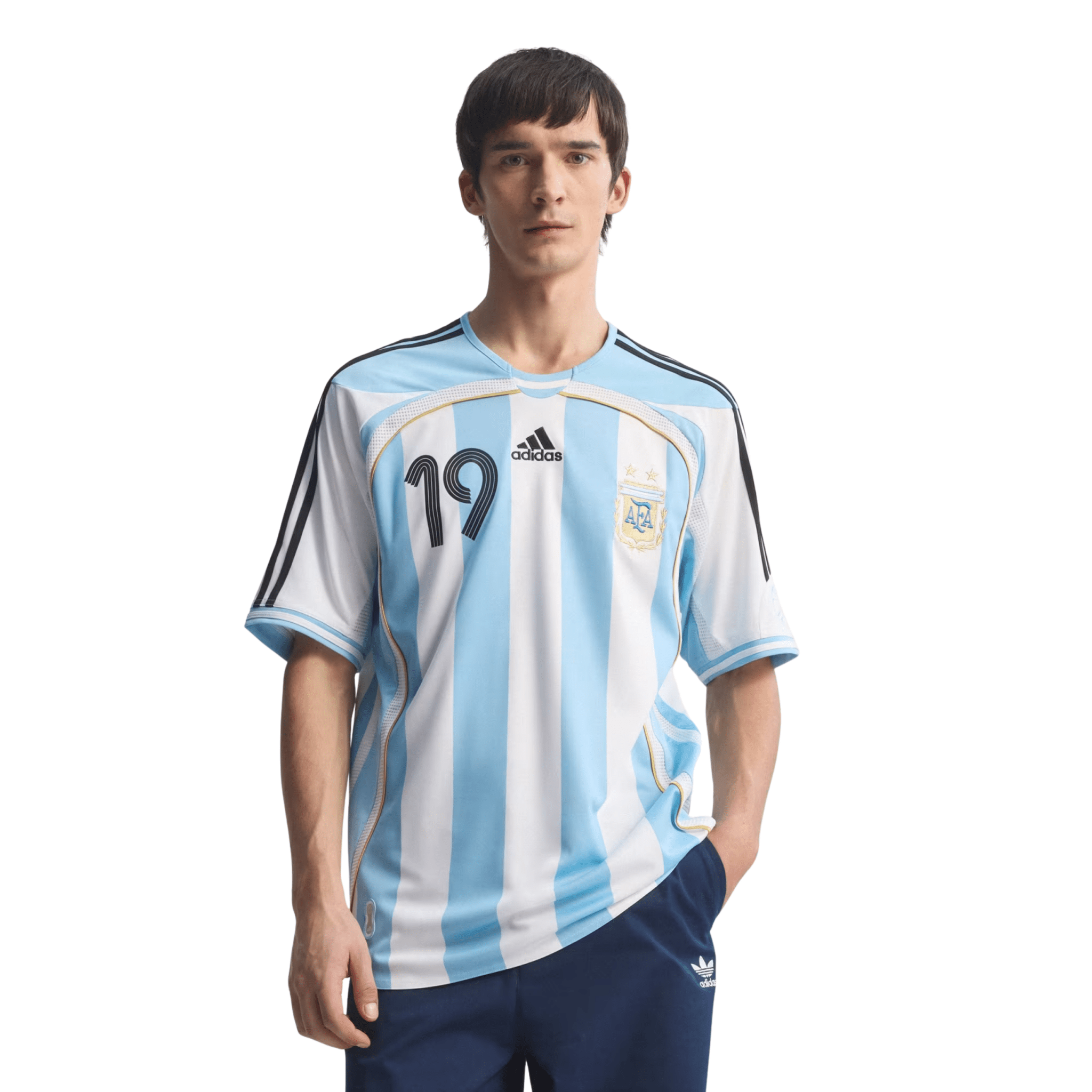 adidas Men's Lionel Messi Argentina 2006 Home Jersey (White) | SoccerWearhouse