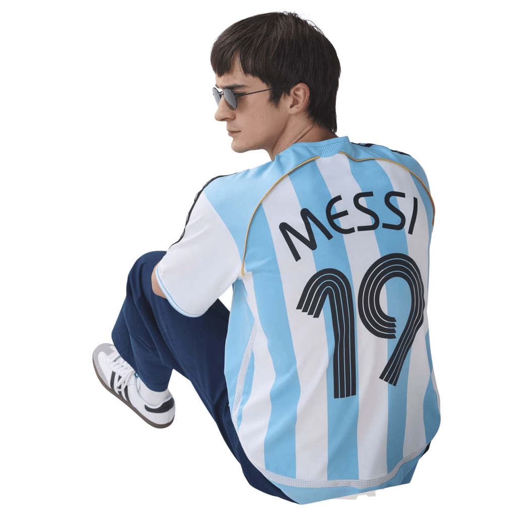 adidas Men's Lionel Messi Argentina 2006 Home Jersey (White) | SoccerWearhouse