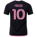 adidas Men's Lionel Messi Inter Miami Away Jersey 23/24 (Black/True Pink) | SoccerWearhouse