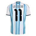 adidas Men's Lo Celso Argentina 2026 Home World Cup Jersey (White/Icey Light Blue) | SoccerWearhouse