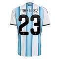 adidas Men's Martinez Argentina 2026 Home World Cup Jersey (White/Icey Light Blue) | SoccerWearhouse