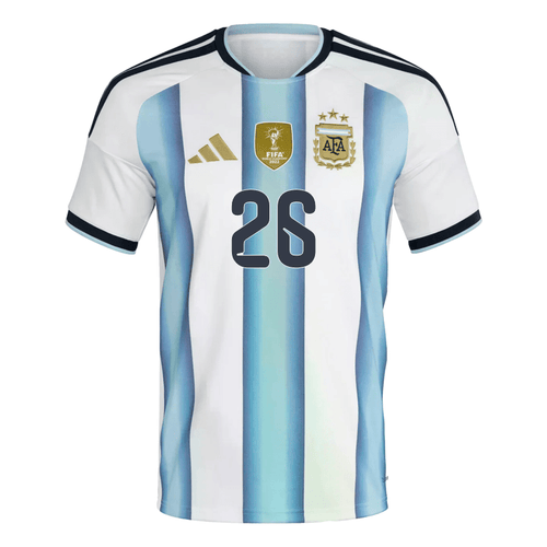 adidas Men's Molina Argentina 2026 Home World Cup Jersey (White/Icey Light Blue) | SoccerWearhouse