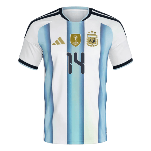 adidas Men's Palacios Argentina 2026 Home World Cup Jersey (White/Icey Light Blue) | SoccerWearhouse