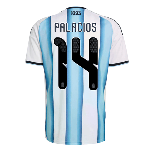 adidas Men's Palacios Argentina 2026 Home World Cup Jersey (White/Icey Light Blue) | SoccerWearhouse