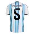 adidas Men's Paredes Argentina 2026 Home World Cup Jersey (White/Icey Light Blue) | SoccerWearhouse