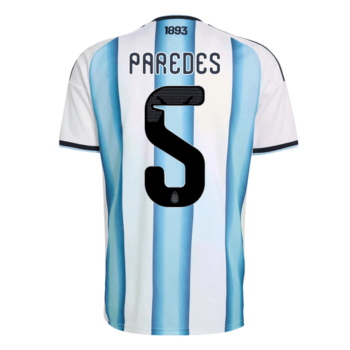 adidas Men's Paredes Argentina 2026 Home World Cup Jersey (White/Icey Light Blue) | SoccerWearhouse