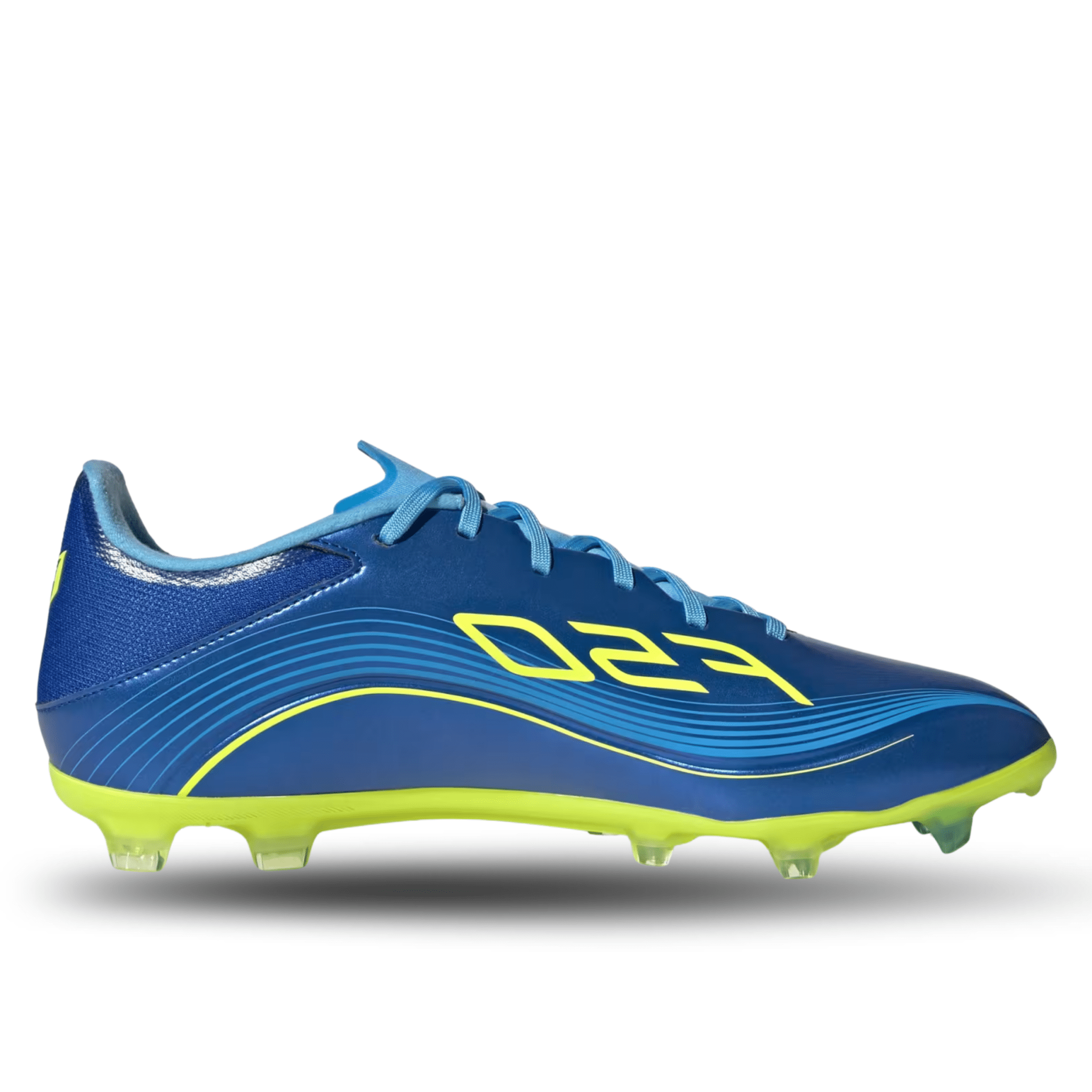 adidas Messi F50 League Firm Ground/Multi Ground Soccer Cleats (Royal Blue/Solar Yellow) | SoccerWearhouse