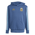 adidas Youth Argentina 2026 DNA Fleece Hoodie (Crew Blue) | SoccerWearhouse