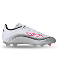 adidas Youth F50 Messi League FG/MG Junior Soccer Cleats (White/Lucid Red/Silver Metallic) | SoccerWearhouse