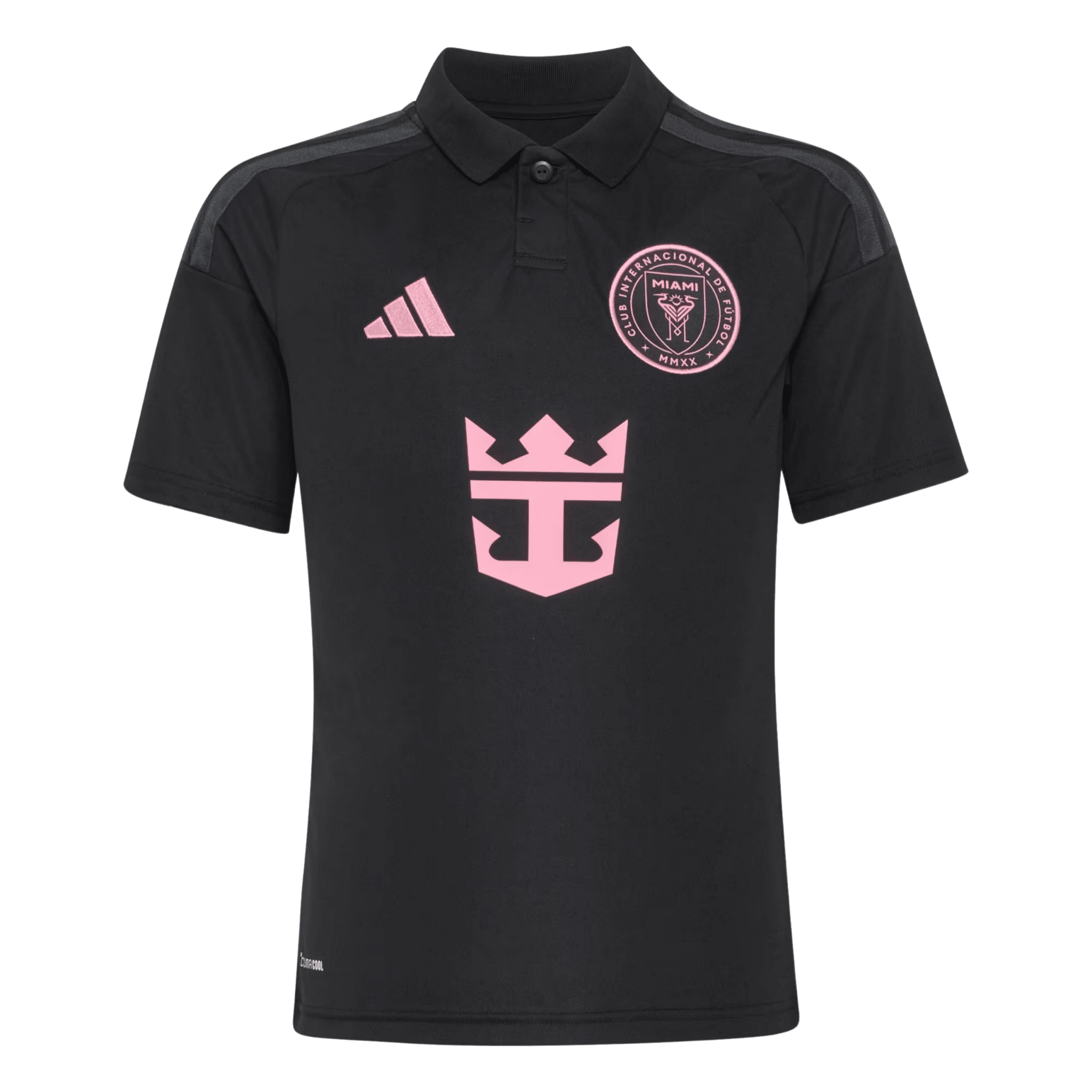 adidas Youth Lionel Messi Inter Miami 26/27 Away Jersey (Black/Pink) | SoccerWearhouse