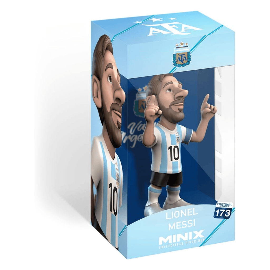 MINIX Lionel Messi Argentina Collectible Figure (Blue Edition) | SoccerWearhouse