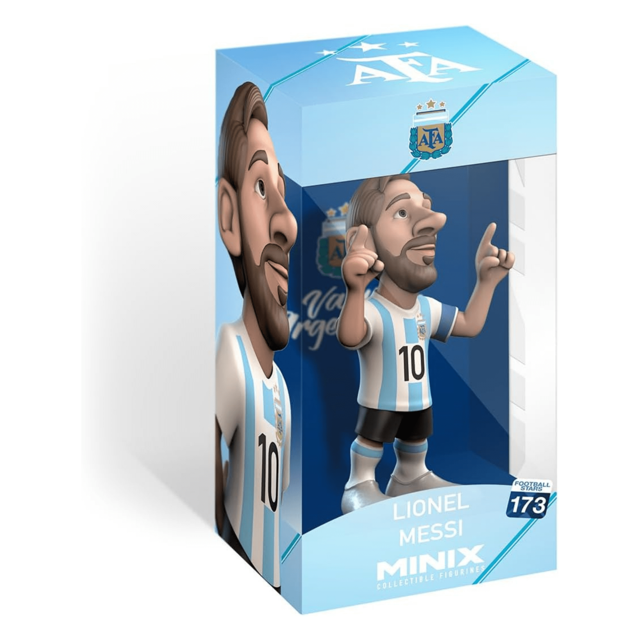 MINIX Lionel Messi Argentina Collectible Figure (Blue Edition) | SoccerWearhouse