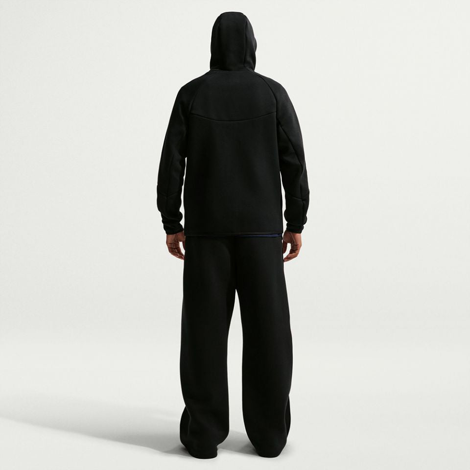 Nike Adult USMNT United States 2026 Tech Fleece Full Zip Hoodie (Black/Red) | SoccerWearhouse